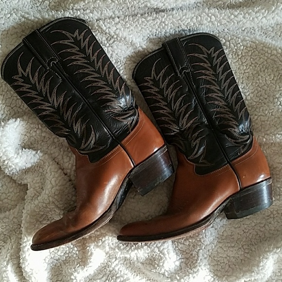 Vintage Women's Justin Western Cowboy Boots - Picture 2 of 5